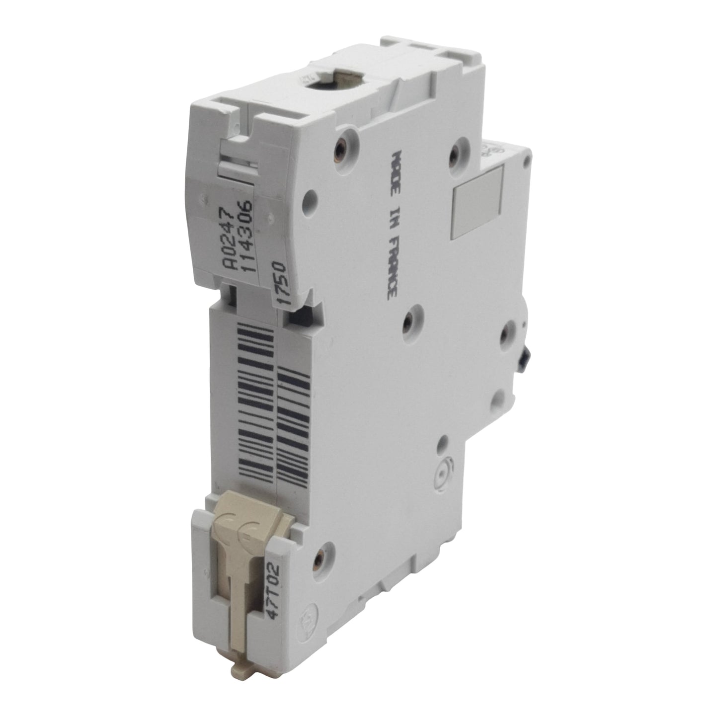 Used Lot of 2 Merlin Gerin 24306 Circuit Breaker, 1-Pole, 2A 230/400VAC, DIN Rail