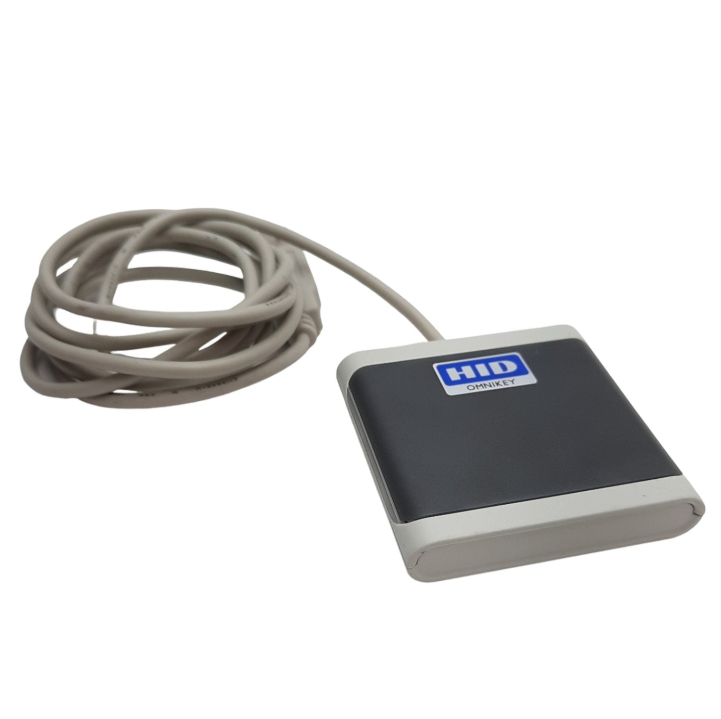 Used HID R50220318 OMNIKEY Smart Card Reader USB 3, 2.39 x 2.32 x 0.44in, 12Mbps