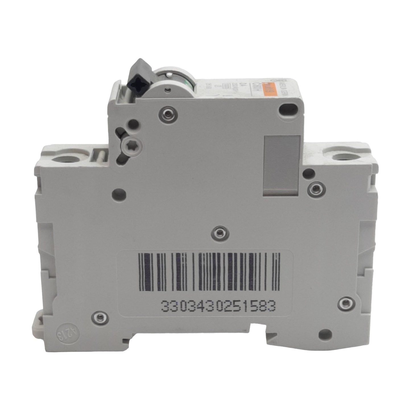 Used Lot of 2 Merlin Gerin 25158 Circuit Breaker, 1-Pole, 4A 230/400VAC, DIN Rail