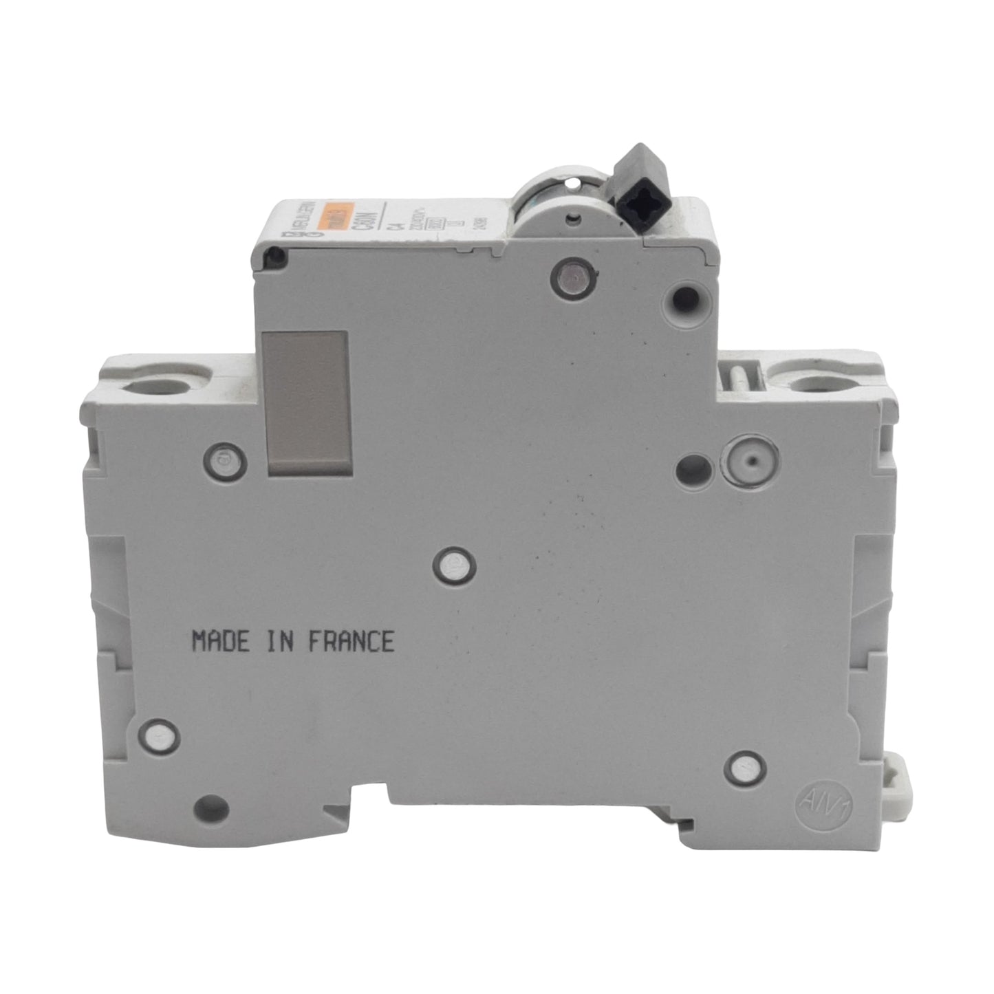 Used Merlin Gerin 24398 Circuit Breaker, 1-Pole, 4A 230/400VAC, C-Curve, DIN Rail