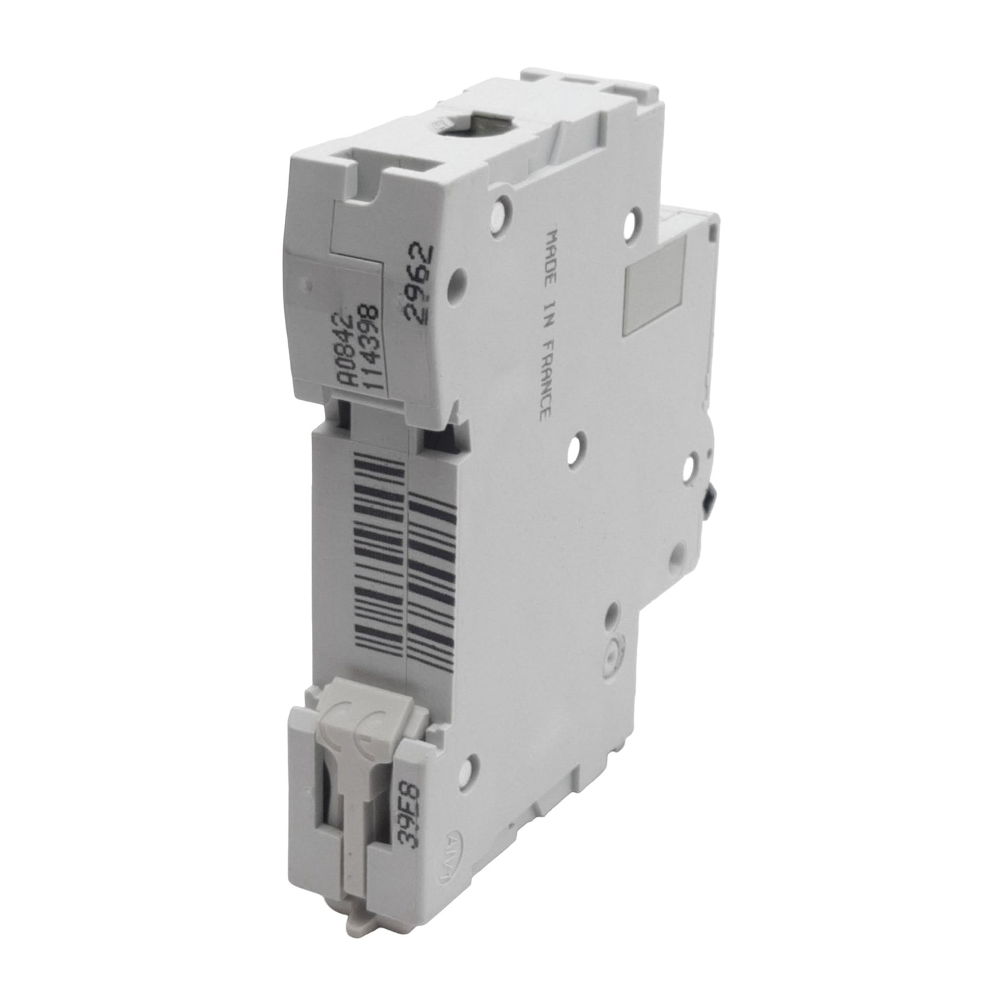Used Merlin Gerin 24398 Circuit Breaker, 1-Pole, 4A 230/400VAC, C-Curve, DIN Rail