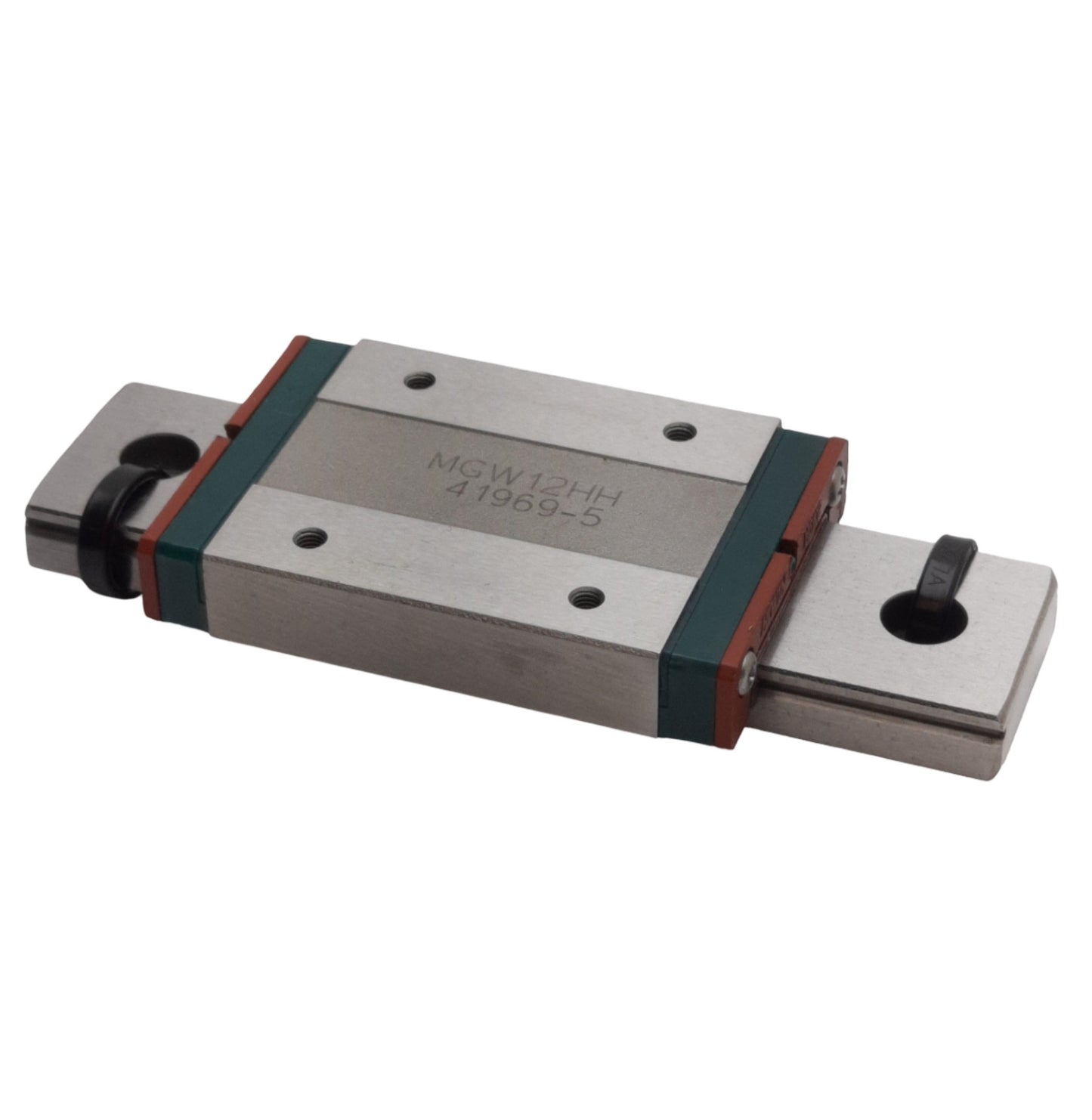 Used Hiwin MGW12HH Ball Bearing Carriage Block Slide on 100mm Linear Guide Rail