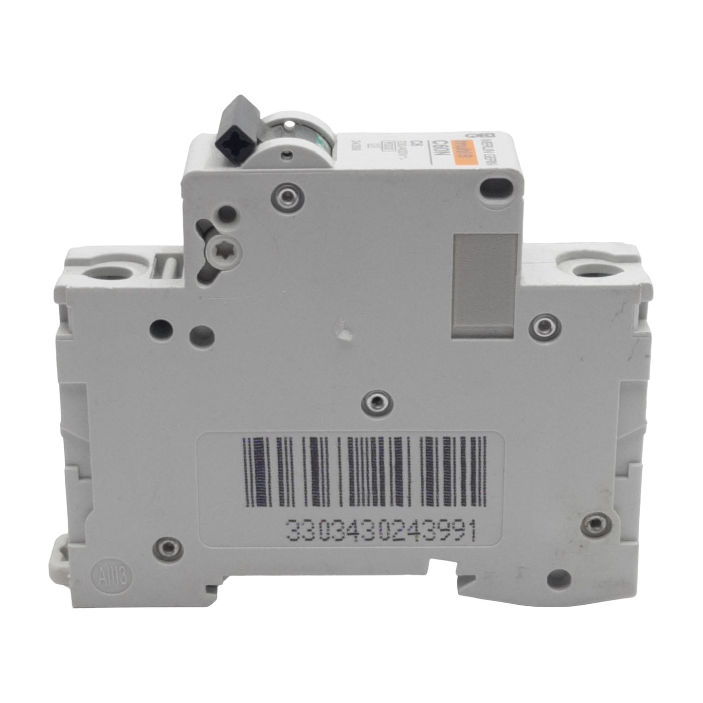 Used Lot of 2 Merlin Gerin 24399 Circuit Breaker, 1-Pole, 6A 230/400VAC, DIN Rail