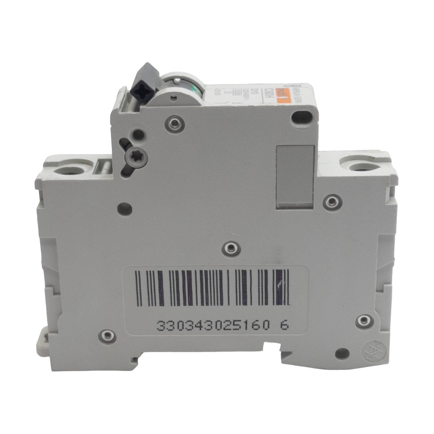 Used Lot of 2 Merlin Gerin 25160 Circuit Breaker, 1-Pole, 10A 230/400VAC, DIN Rail