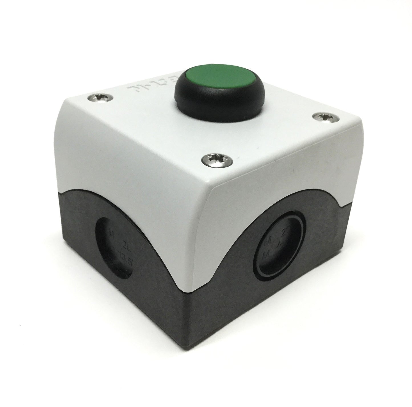 Used Eaton RMQ Titan M22-I1 1-Station Pushbutton Enclosure w/Momentary Green 1NO