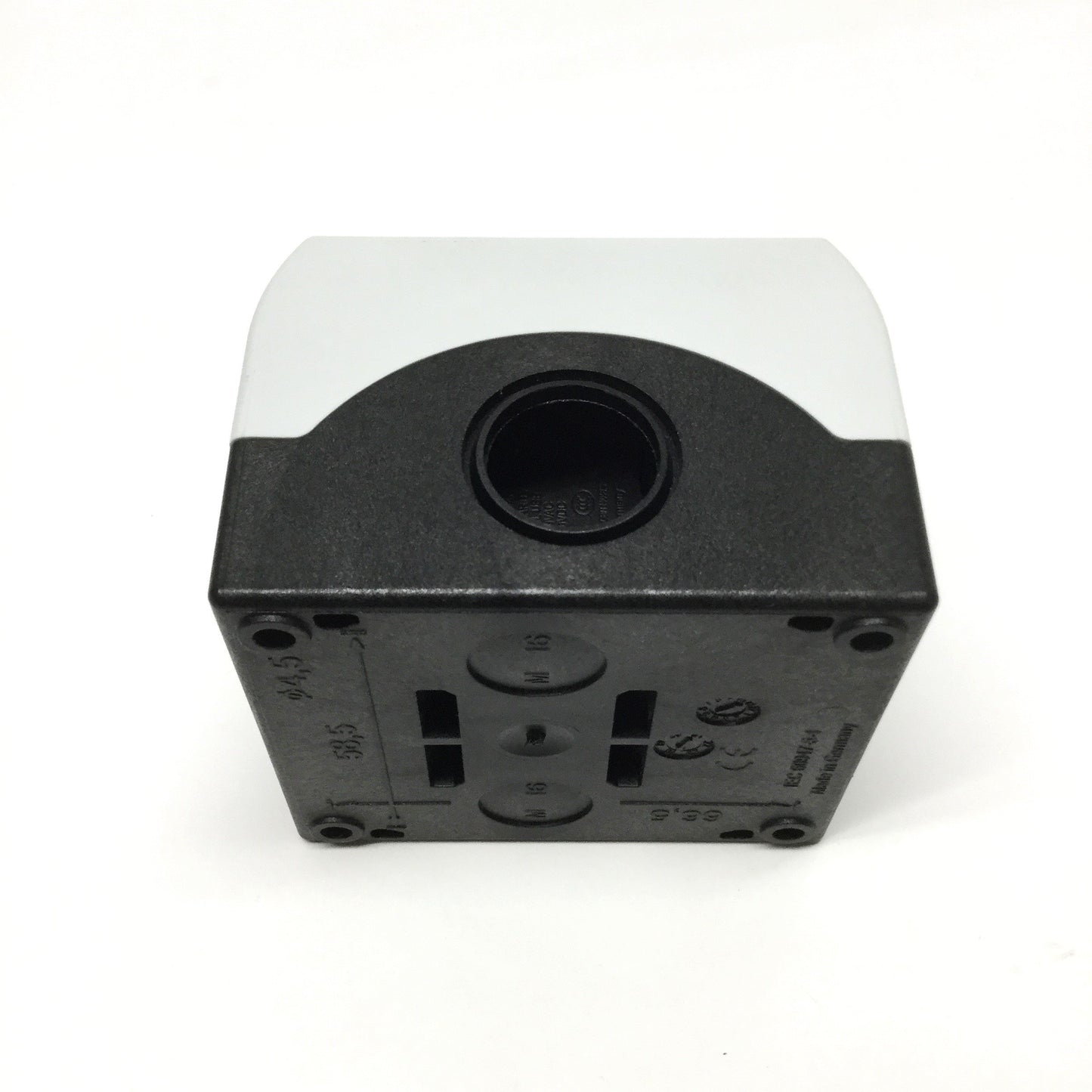 Used Eaton RMQ Titan M22-I1 1-Station Pushbutton Enclosure w/Momentary Green 1NO