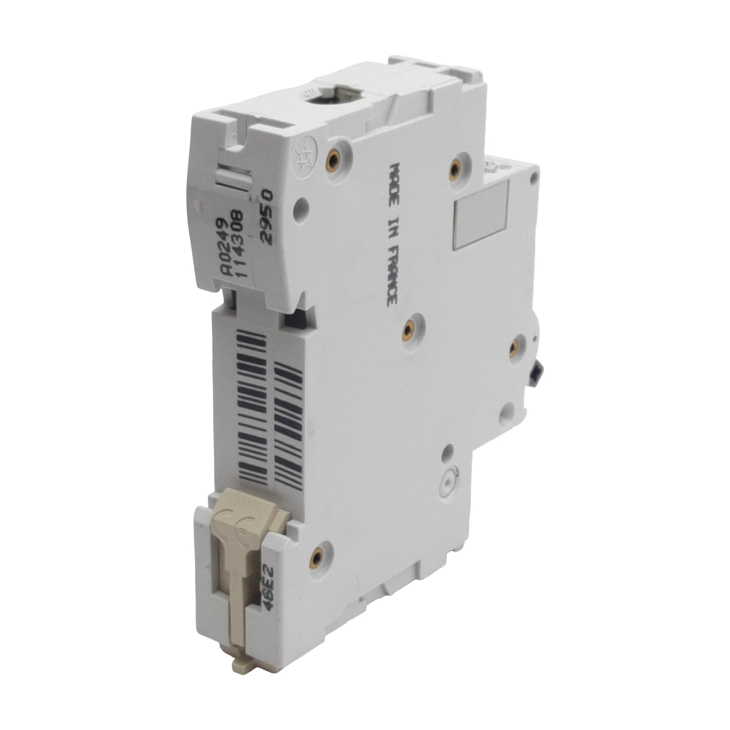 Used Lot of 2 Merlin Gerin 24308 Circuit Breaker, 1-Pole, 4A 230/400VAC, DIN Rail