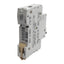 Used Lot of 2 Merlin Gerin 24428 Circuit Breaker 1-Pole, 4A 277VAC, C-Curve, DIN Rail