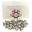Used Lot of 40 80/20 3611 SS Button Head Socket Cap Screw Hardware, 5/16-18 x .625"