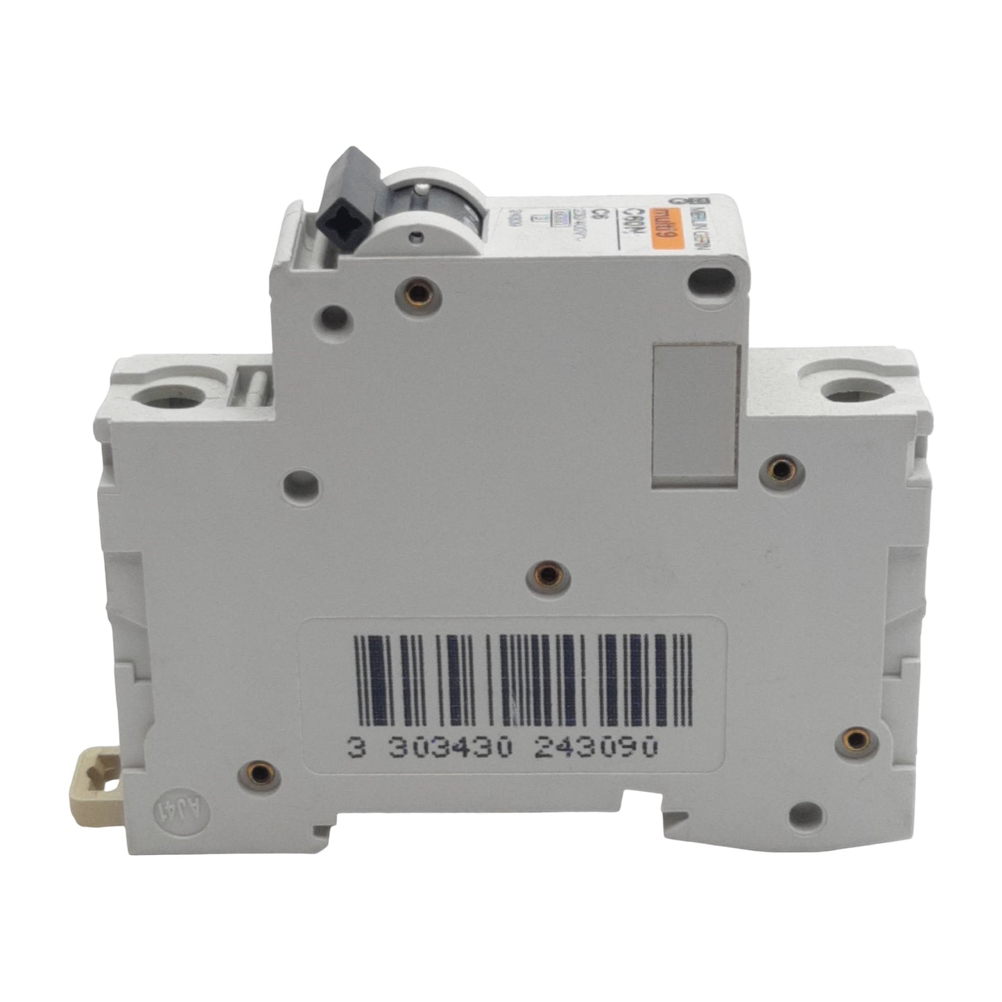 Used Lot of 2 Merlin Gerin 24309 Circuit Breaker, 1-Pole, 6A 230/400VAC, DIN Rail