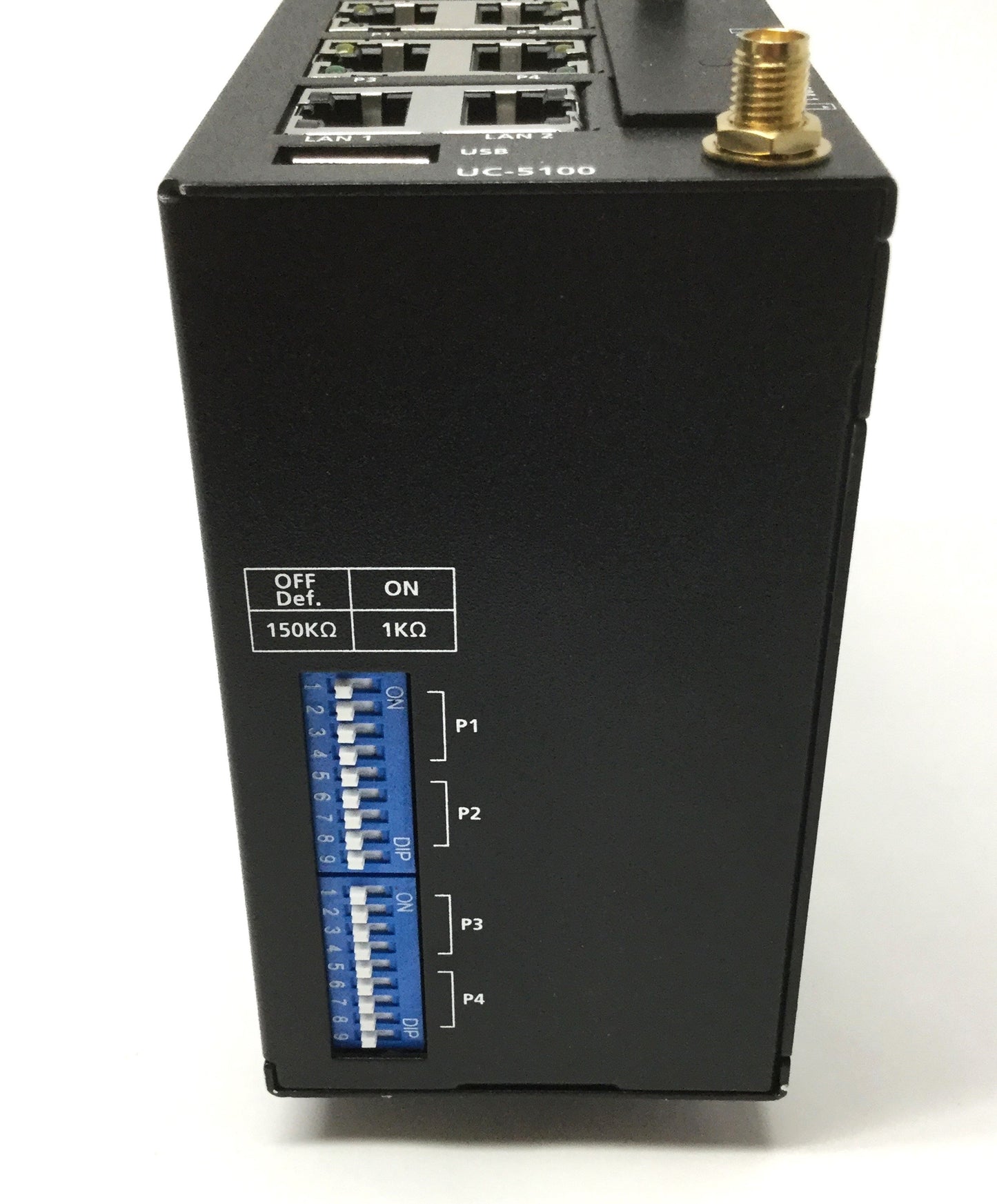Used Moxa UC-5102-LX Industrial Embedded Computer, 4x Serial, 2x Ethernet, Mini PCIe
