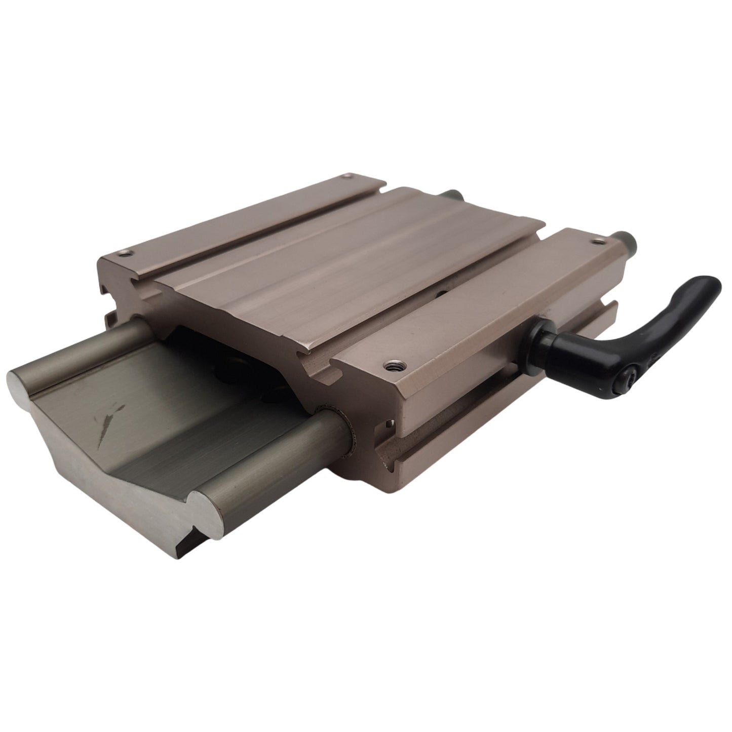 Used PBC Linear DL075CHB-008.000-1 Uni-Guide With Handbrake 500lb Max, 4.6in x 4in
