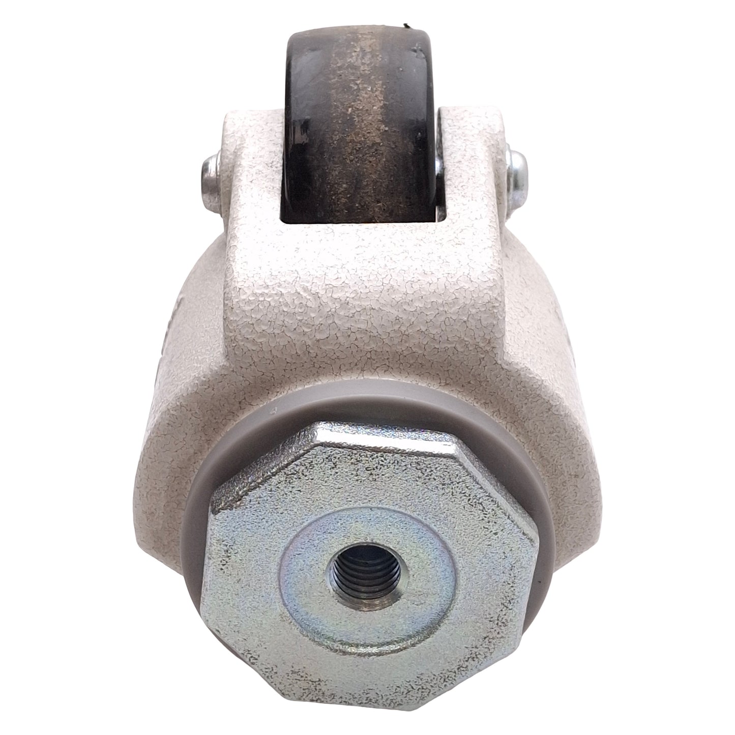 Used WM Caster WMPIN-100S Leveling Caster, 5/8"-11 Stem, 4.75" Height, 825lb Load