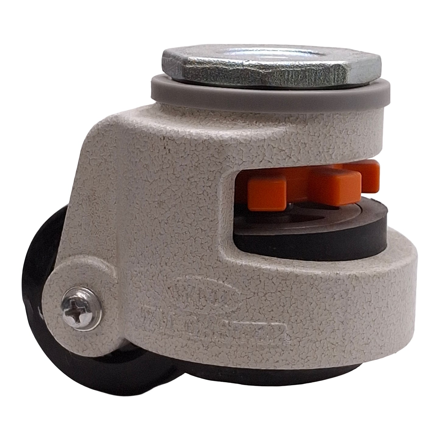 Used WM Caster WMPIN-100S Leveling Caster, 5/8"-11 Stem, 4.75" Height, 825lb Load
