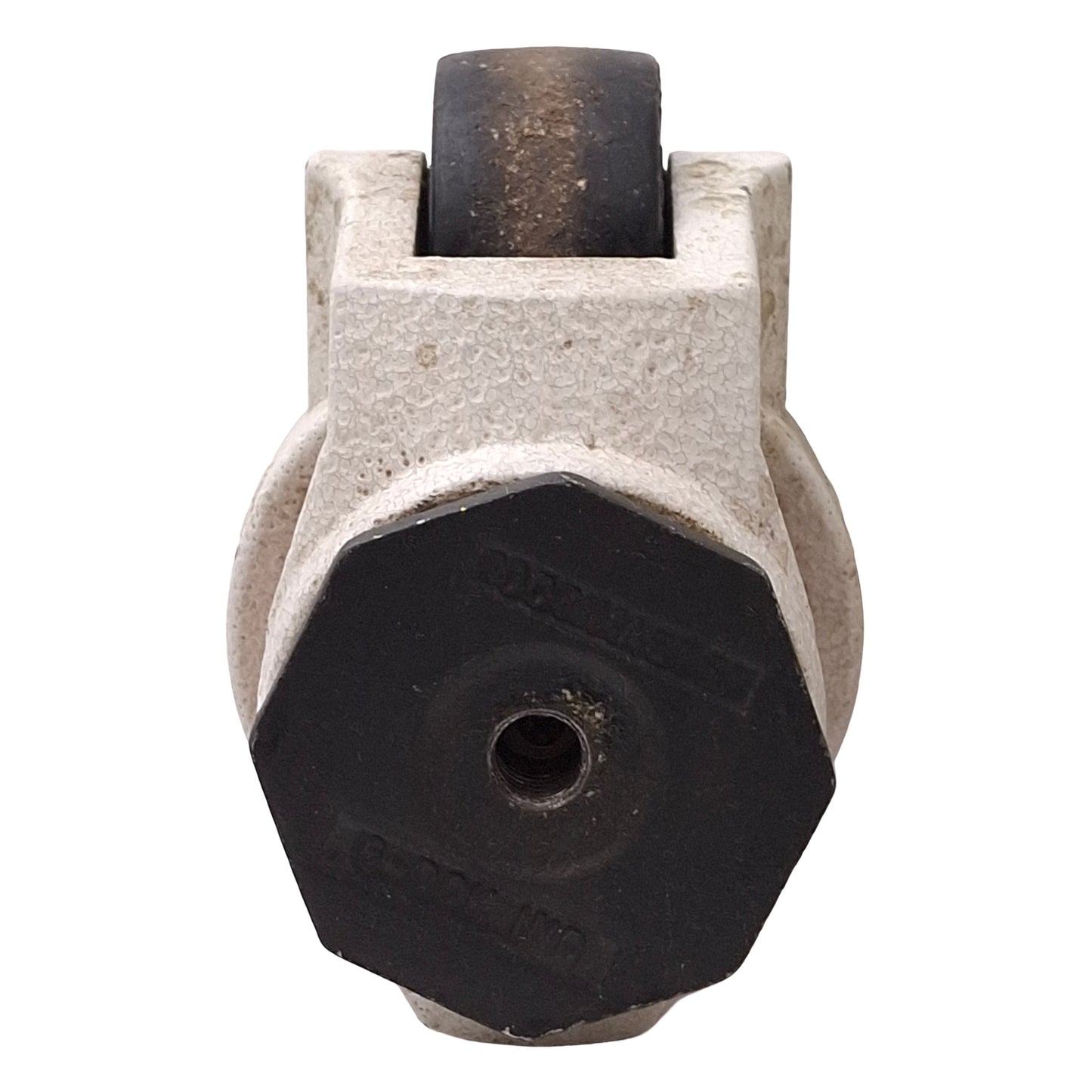 Used Foot Master GD-80-S-NYN Stem Mount Swivel Leveling Caster, ø63mm Wheel, 550kg