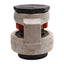 Used Foot Master GD-80-S-NYN Stem Mount Swivel Leveling Caster, ø63mm Wheel, 550kg
