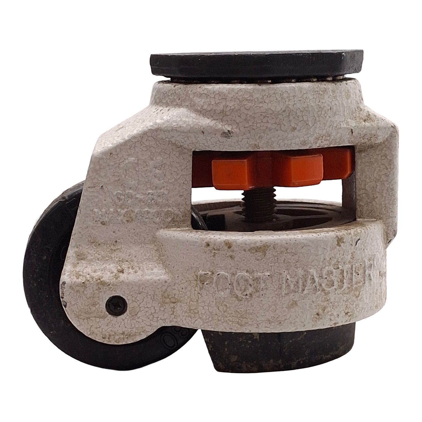 Used Foot Master GD-80-S-NYN Stem Mount Swivel Leveling Caster, ø63mm Wheel, 550kg