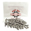 Used Lot of 50 80/20 17-6325 Stainless Steel Button Head Socket Cap Screw, M6 x 25mm