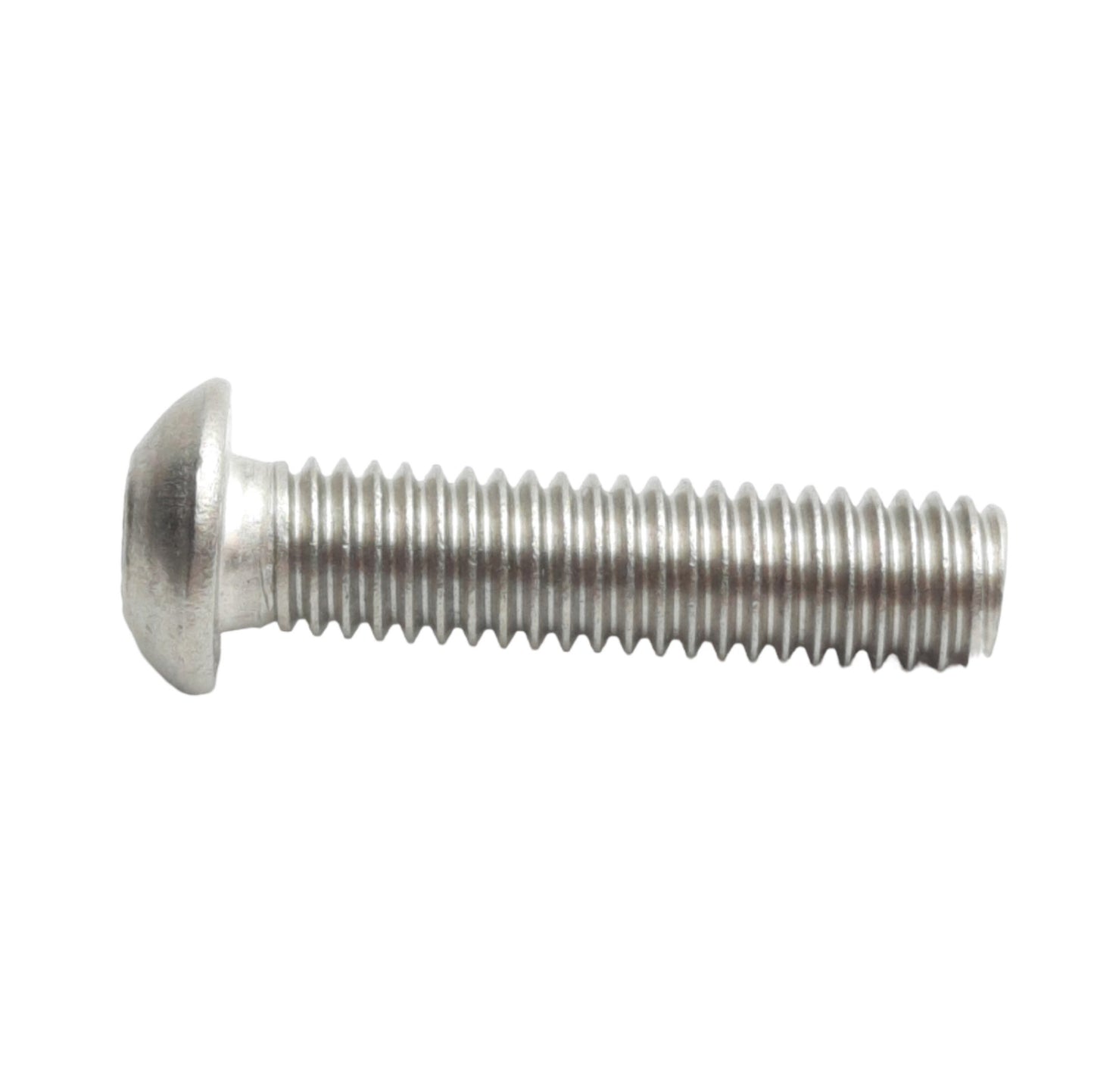 Used Lot of 50 80/20 17-6325 Stainless Steel Button Head Socket Cap Screw, M6 x 25mm