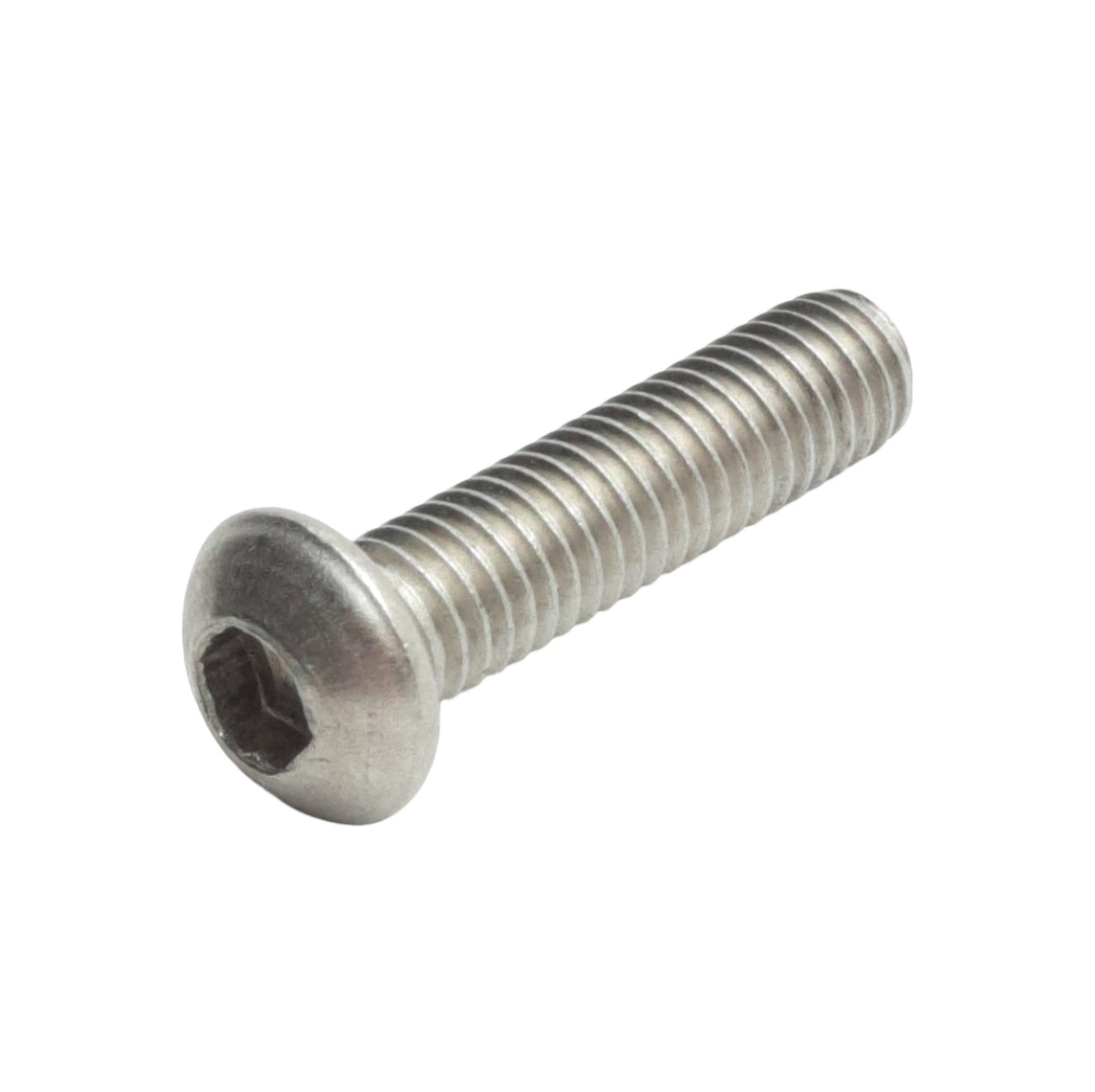 Used Lot of 50 80/20 17-6325 Stainless Steel Button Head Socket Cap Screw, M6 x 25mm