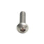 Used Lot of 50 80/20 17-6325 Stainless Steel Button Head Socket Cap Screw, M6 x 25mm