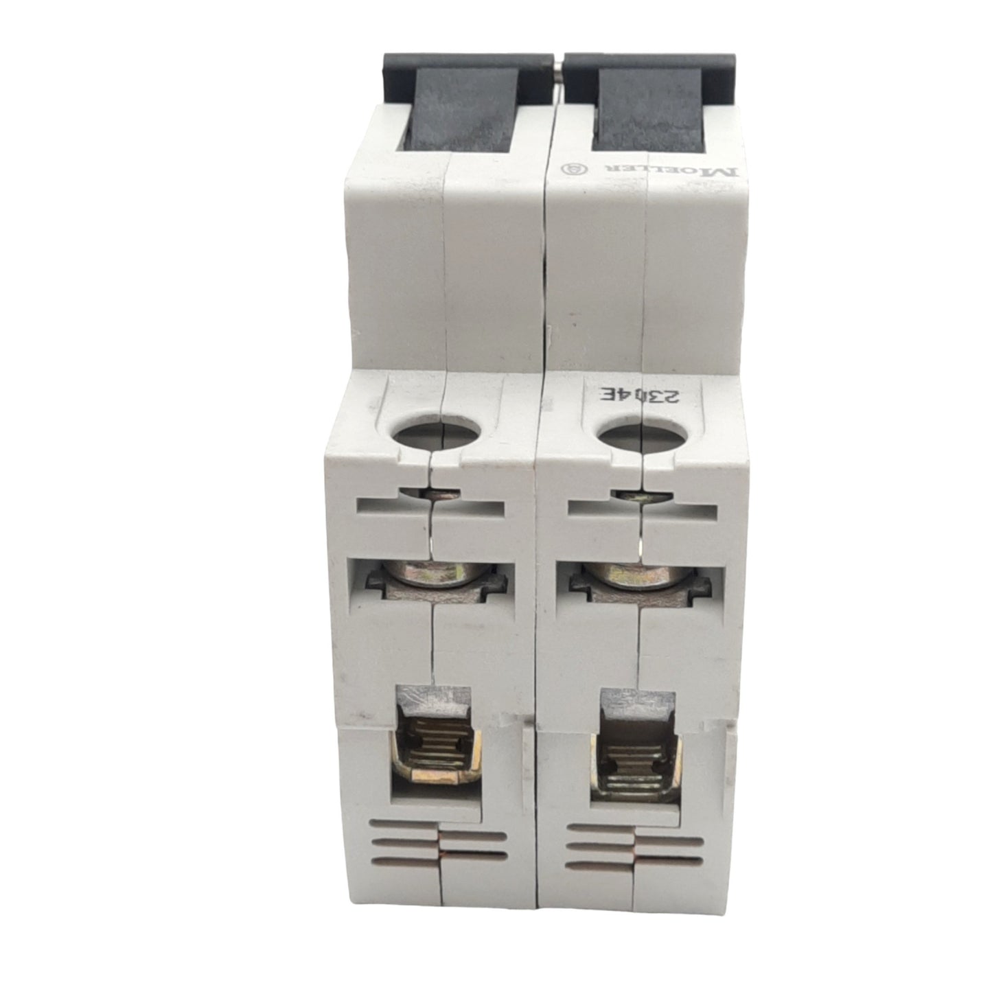 Used Moeller FAZ-2-C20 Circuit Breaker, 2-Pole, 20A, 480Y/277VAC, C-Curve, DIN Rail
