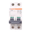 Used Merlin Gerin 24447 C60N-2P-6A-C Circuit Breaker, 480Y/277VAC Max, 6A, DIN Rail