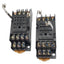 Used Lot of 2 Omron PYF14A Relay Sockets, 14-Pin Blade, 250V 5A Max, DIN Rail