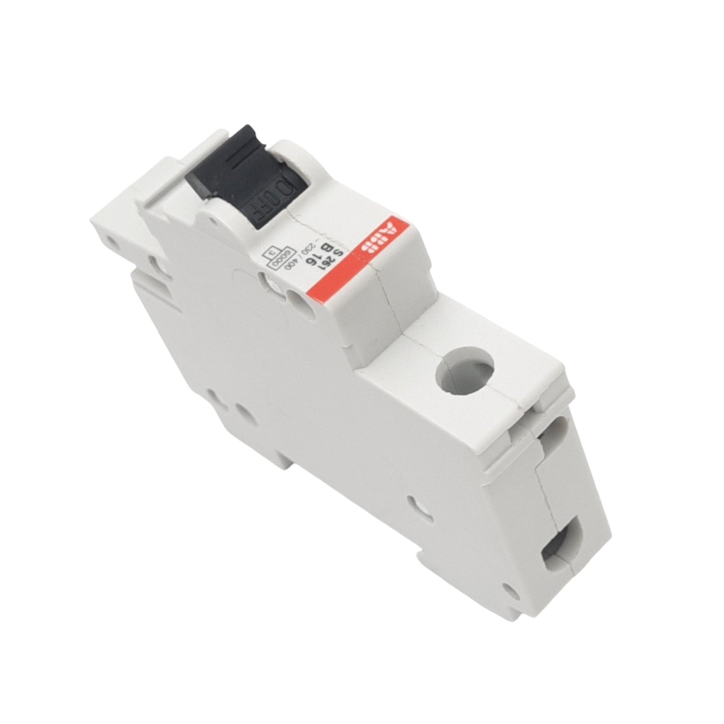 New – Open box ABB S261-B16 Circuit Breaker, 1-Pole, 16A, 400/230VAC Max, DIN Rail Mount