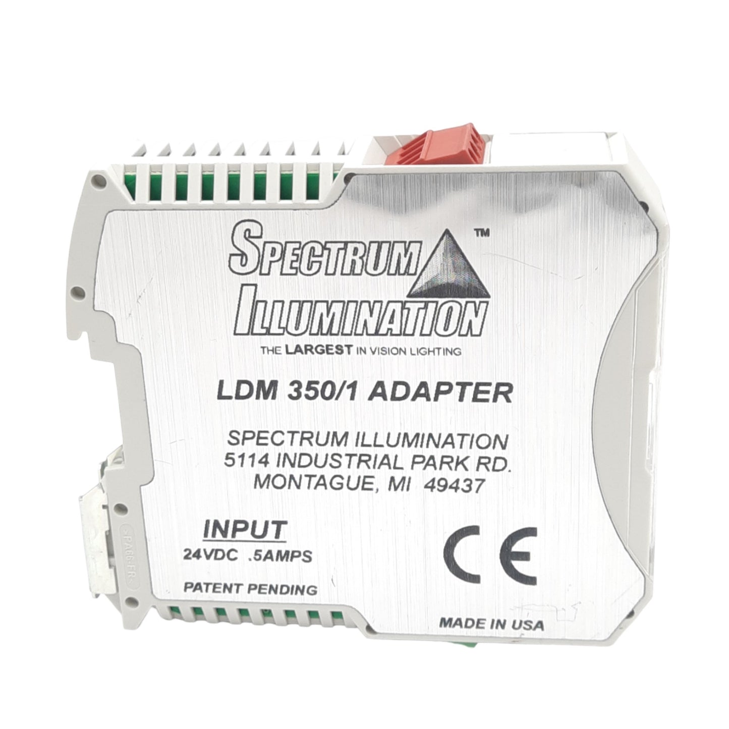 Used Spectrum Illumination LDM 350/1 Adapter Module for Machine Vision, 24VDC 0.5A