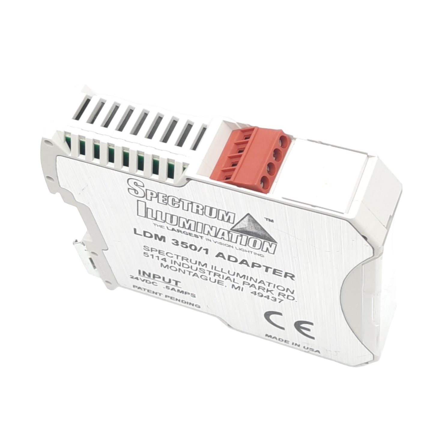 Used Spectrum Illumination LDM 350/1 Adapter Module for Machine Vision, 24VDC 0.5A