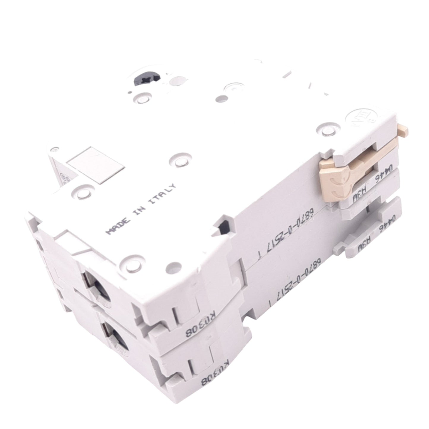 Used Merlin Gerin 24664 C60N-2P-40A-D Circuit Breaker, 400VAC Max, 40A, DIN Rail