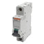 Used Merlin Gerin 17406 Circuit Breaker, 1-Pole, 15A 277VAC/65VDC, B-Curve, DIN Rail