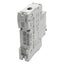 Used Merlin Gerin 17406 Circuit Breaker, 1-Pole, 15A 277VAC/65VDC, B-Curve, DIN Rail