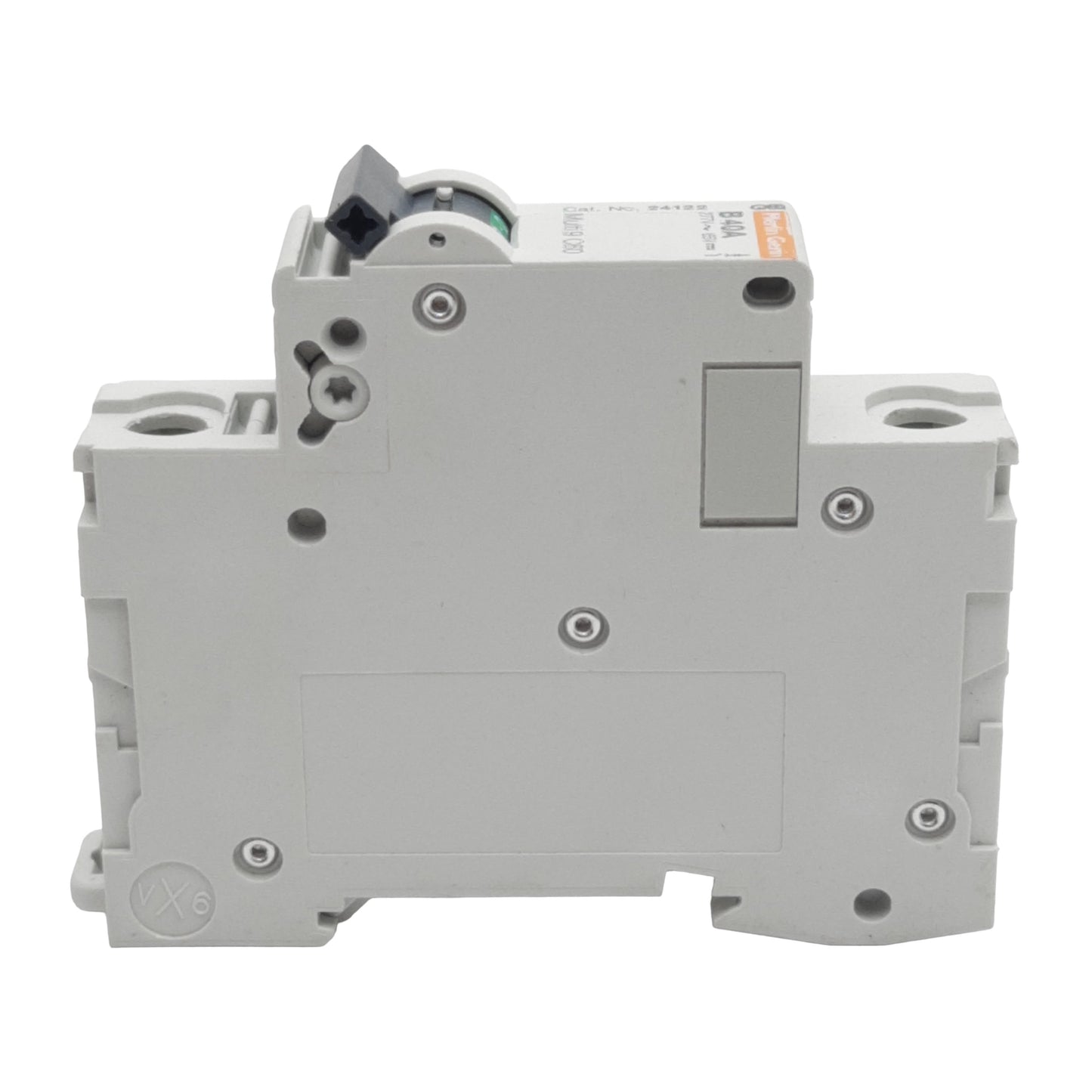 Used Merlin Gerin 24122 Circuit Breaker, 1-Pole, 40A 277VAC/65VDC, B-Curve, DIN Rail