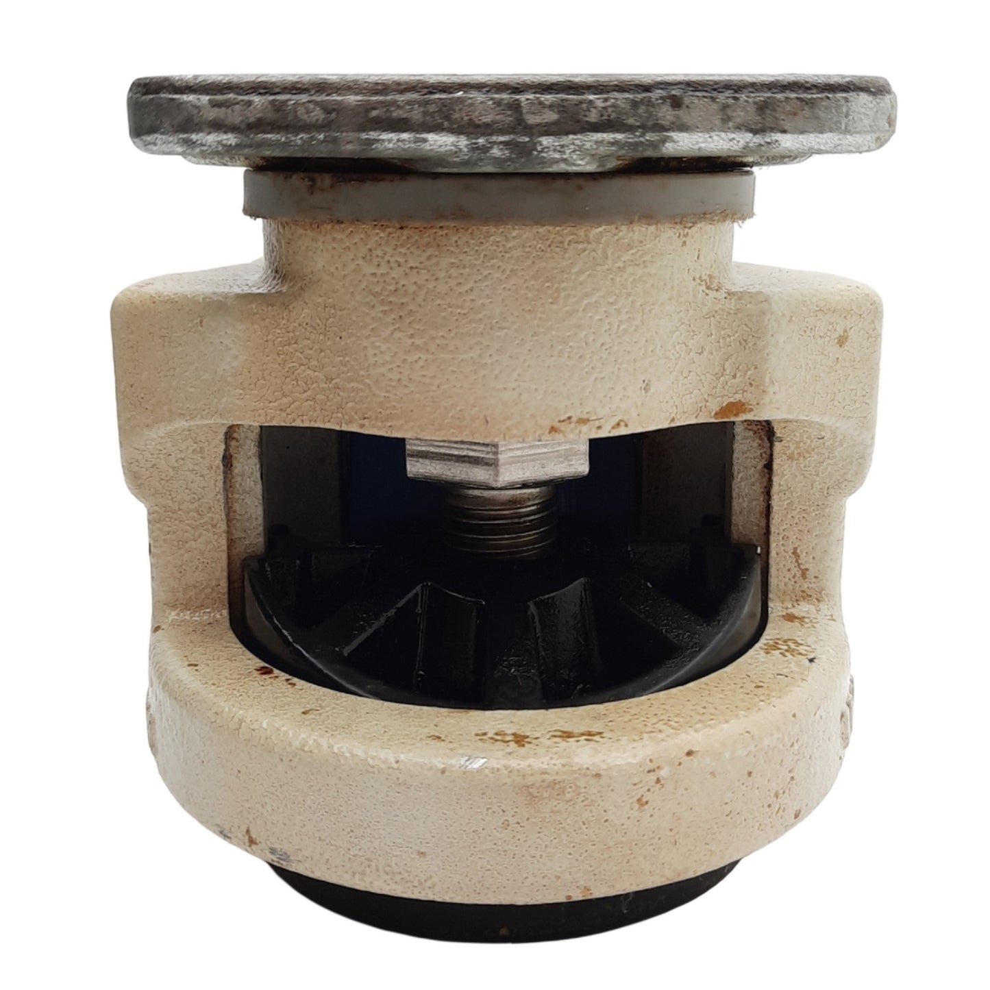 Used WM Caster WMIW-150PF Leveling Caster 3,000lbs Load, ø3.6 Wheel, 4xø0.5in Holes