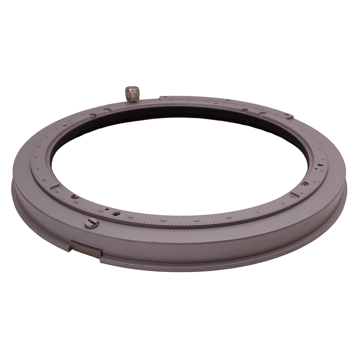 Used Nikon Rotary Screen Mounting Ring For V-12A Profile Projector, 1min Vernier