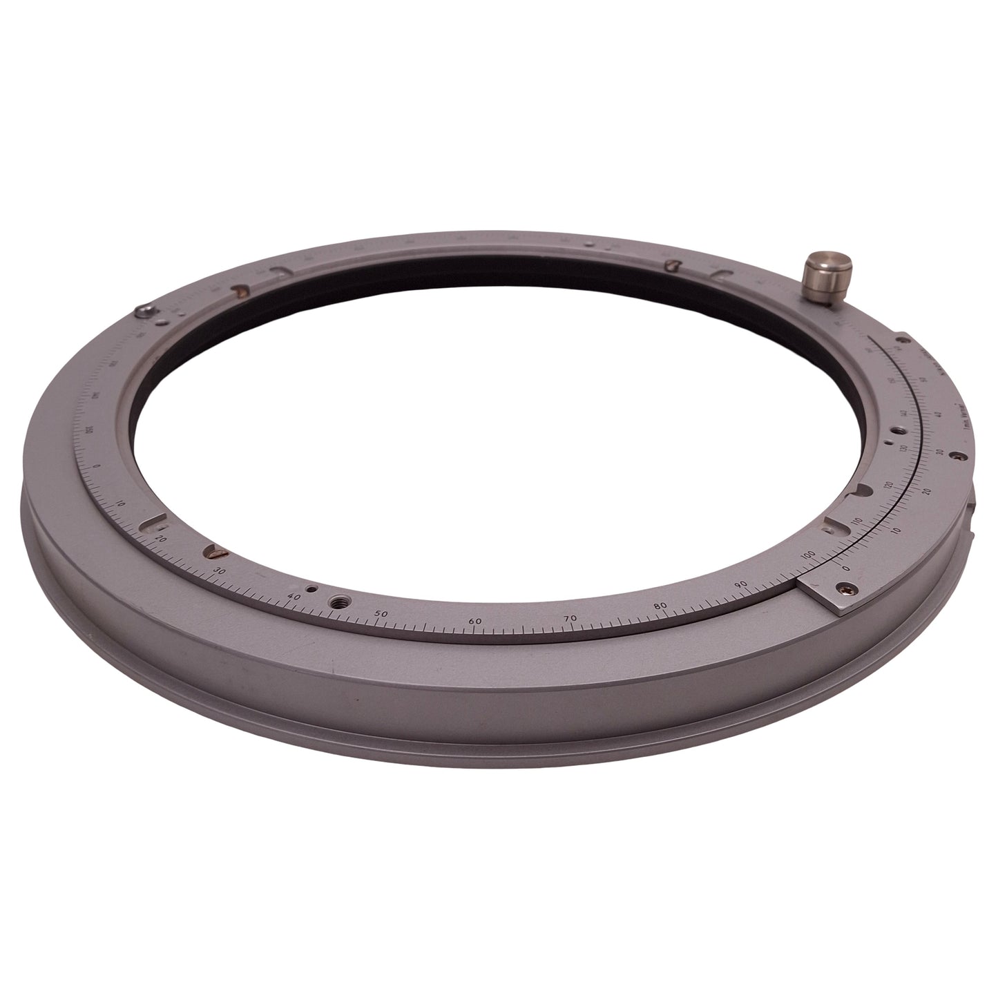 Used Nikon Rotary Screen Mounting Ring For V-12A Profile Projector, 1min Vernier