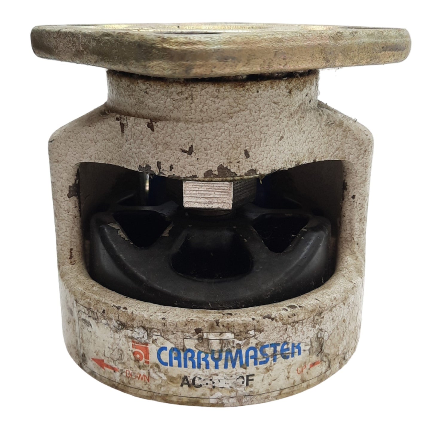 Used Carrymaster AC-1800F Leveling Caster 3,307lbs Load, ø92mm Wheel, 4xø13mm Hole
