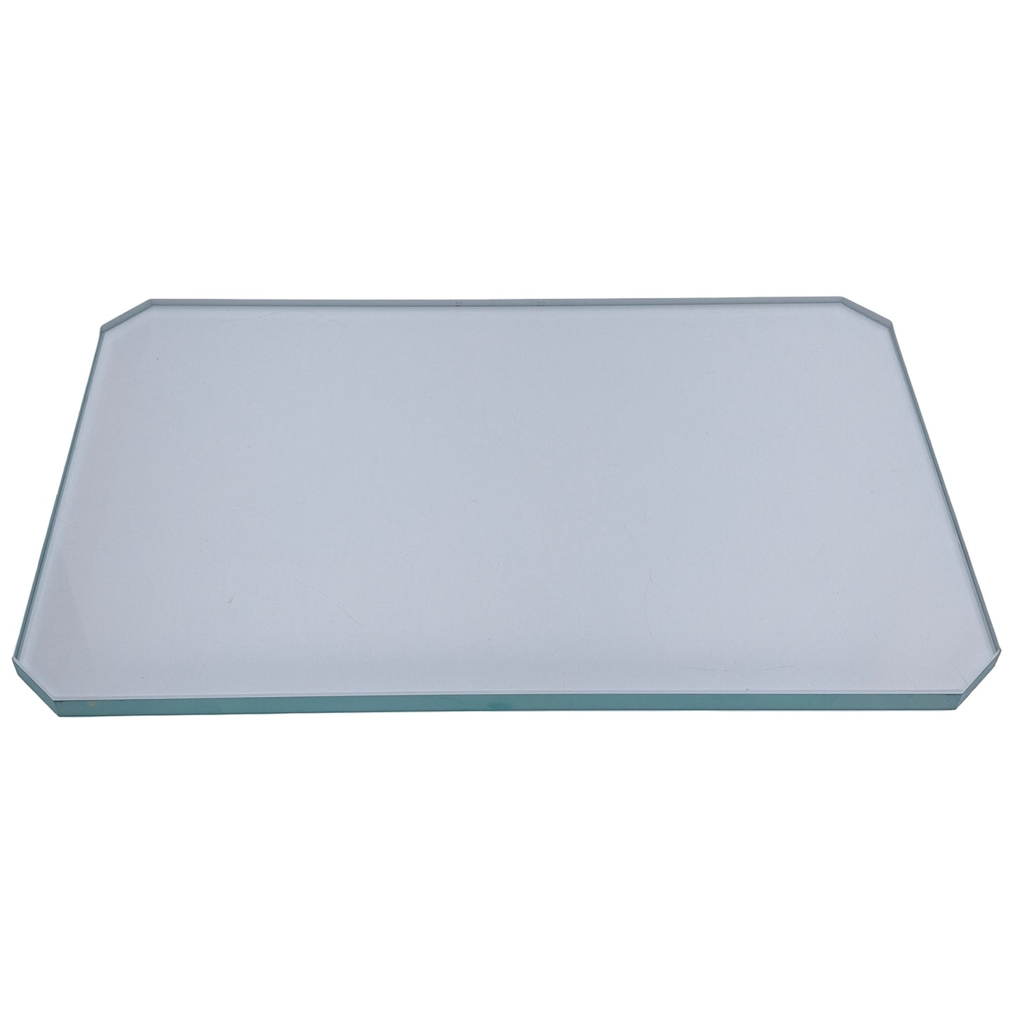 Used Nikon Stage Glass For Nikon V-12A Profile Projector, 90 x 80 x 10mm, *Scratches*