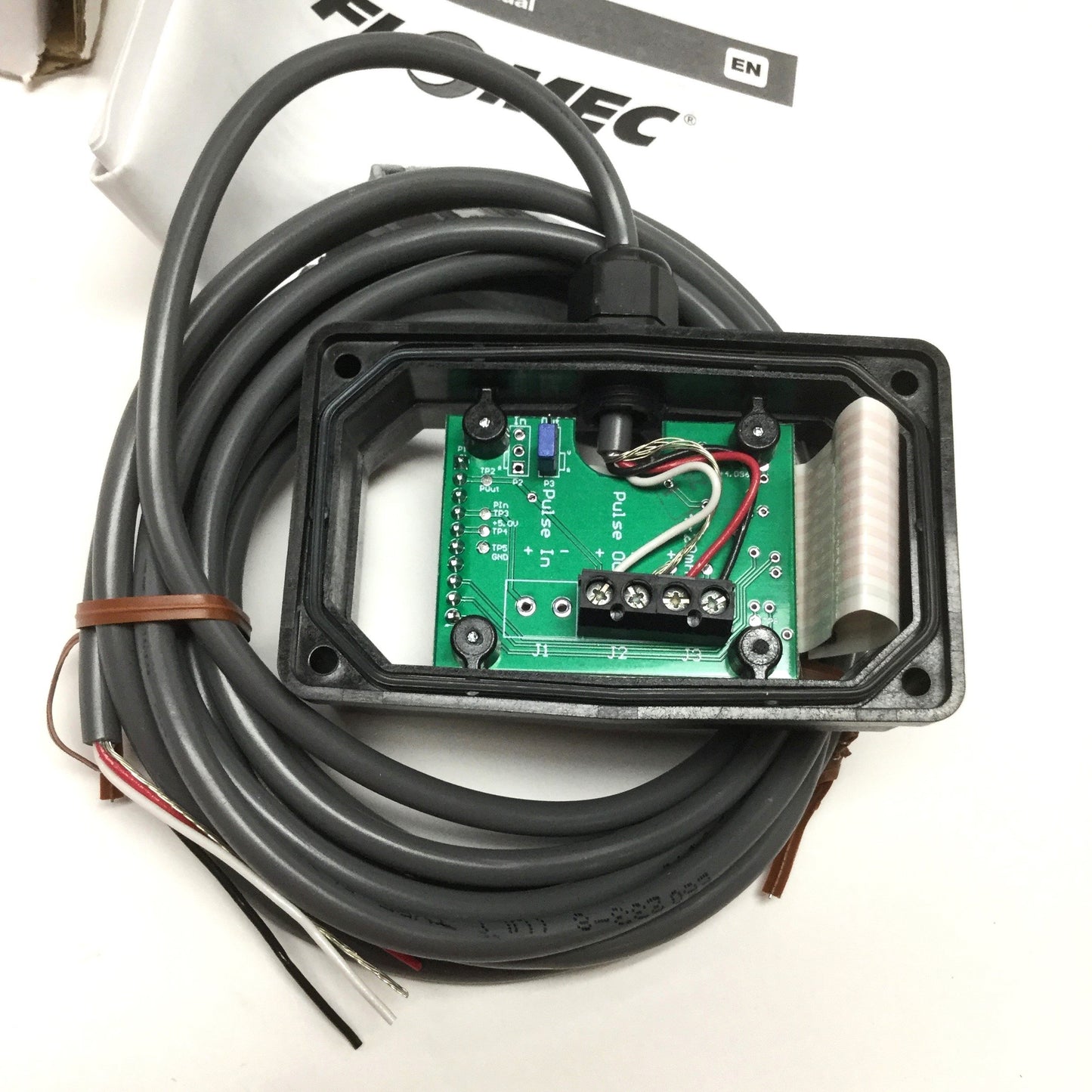 New – Open box Flomec 125100-10 Turbine Flow Meter Analog Output Transmitter Module 4-20mA