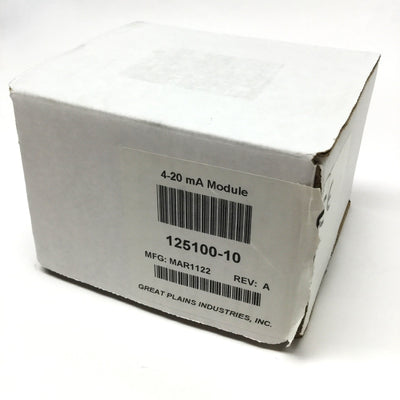 New – Open box Flomec 125100-10 Turbine Flow Meter Analog Output Transmitter Module 4-20mA