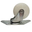 Used Lot of 4 Swivel Caster ø3in Wheel, 4xø0.3in Holes, 6.125in x 2.2in