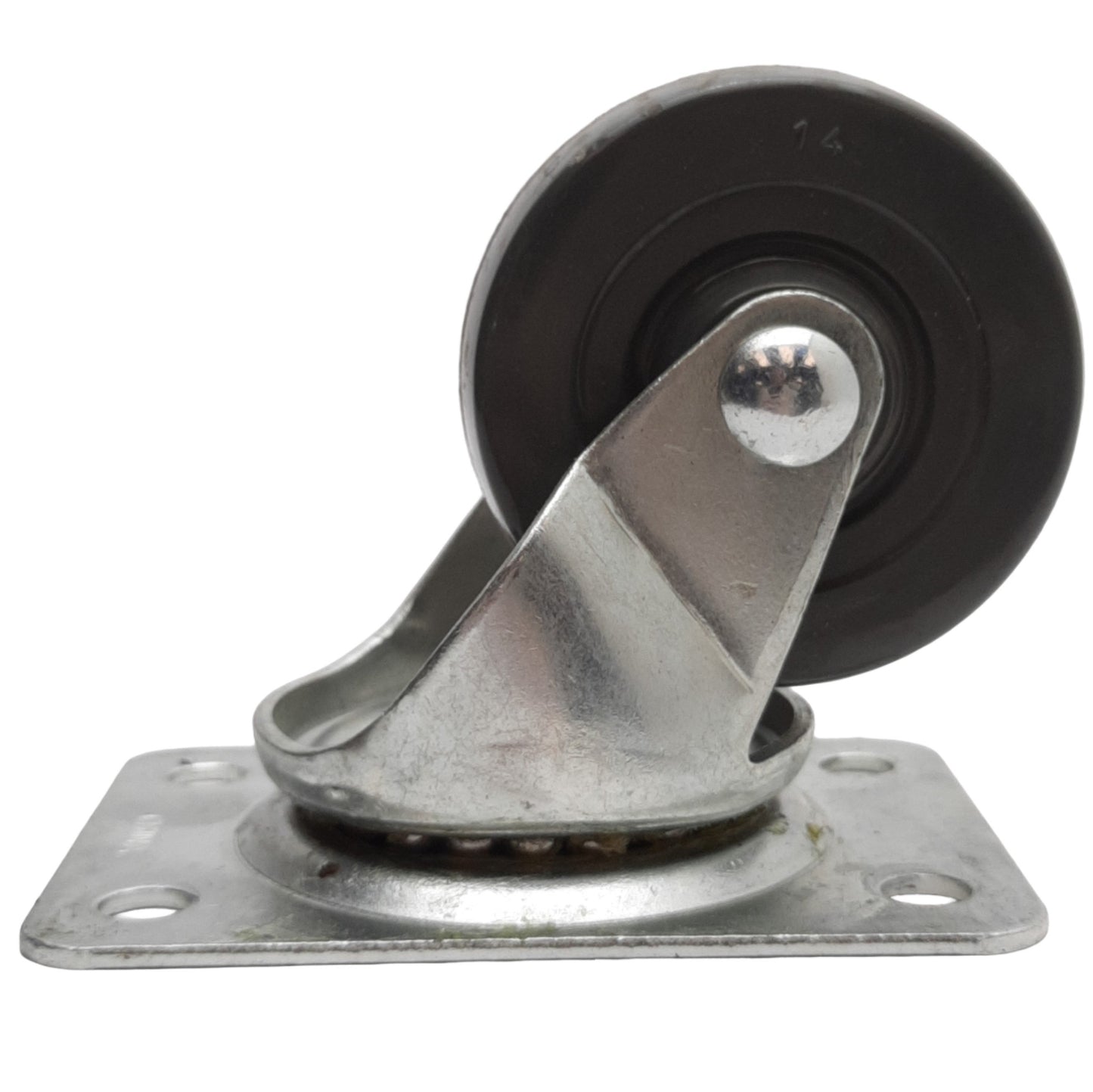 Used Lot of 4 Shephard PSQ25115ZN-3H General Duty Caster ø2-1/2in Wheel, 175lb Load