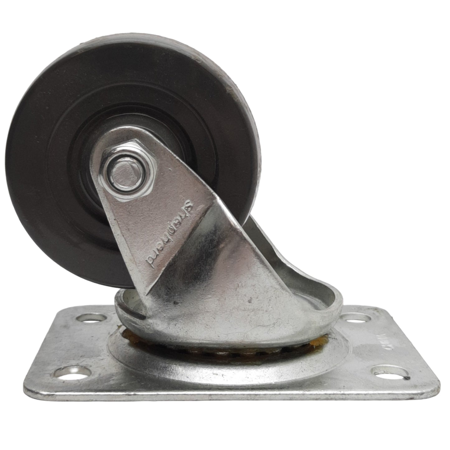 Used Lot of 4 Shephard PSQ25115ZN-3H General Duty Caster ø2-1/2in Wheel, 175lb Load