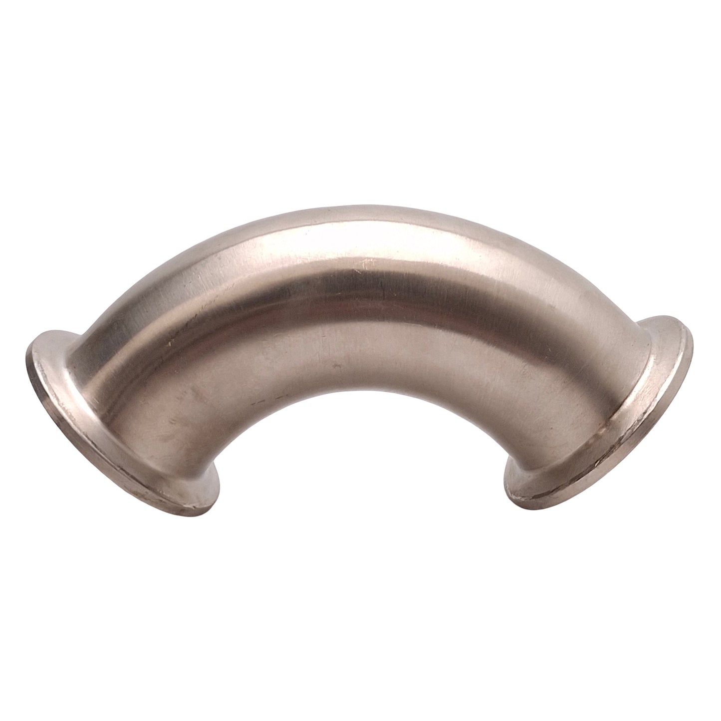 Used Lot of 2 Tri-Clover Sanitary 90° Elbow, 304 Stainless Steel, 1.5in Tri-Clamp