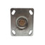 Used Heavy Duty Swivel Caster ø3in Wheel, 2in Tread Width. 4.6in x 3.7in Plate