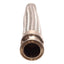 Used Flexible Stainless Steel Braided Coupling, 15.25in Long, 1.5in Tri-Clamp Fitting