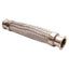 Used Flexible Stainless Steel Braided Coupling, 11.5in Long, 1.5in Tri-Clamp Fitting