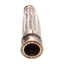 Used Flexible Stainless Steel Braided Coupling, 11.5in Long, 1.5in Tri-Clamp Fitting